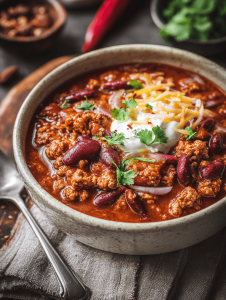 Turkey Chili with Beans